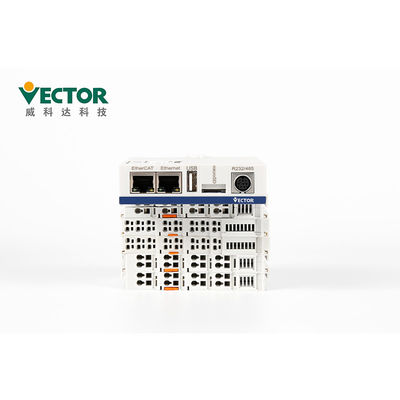 Controlador With RS485/232 da lógica do PLC do controlador da máquina programável de 6 línguas